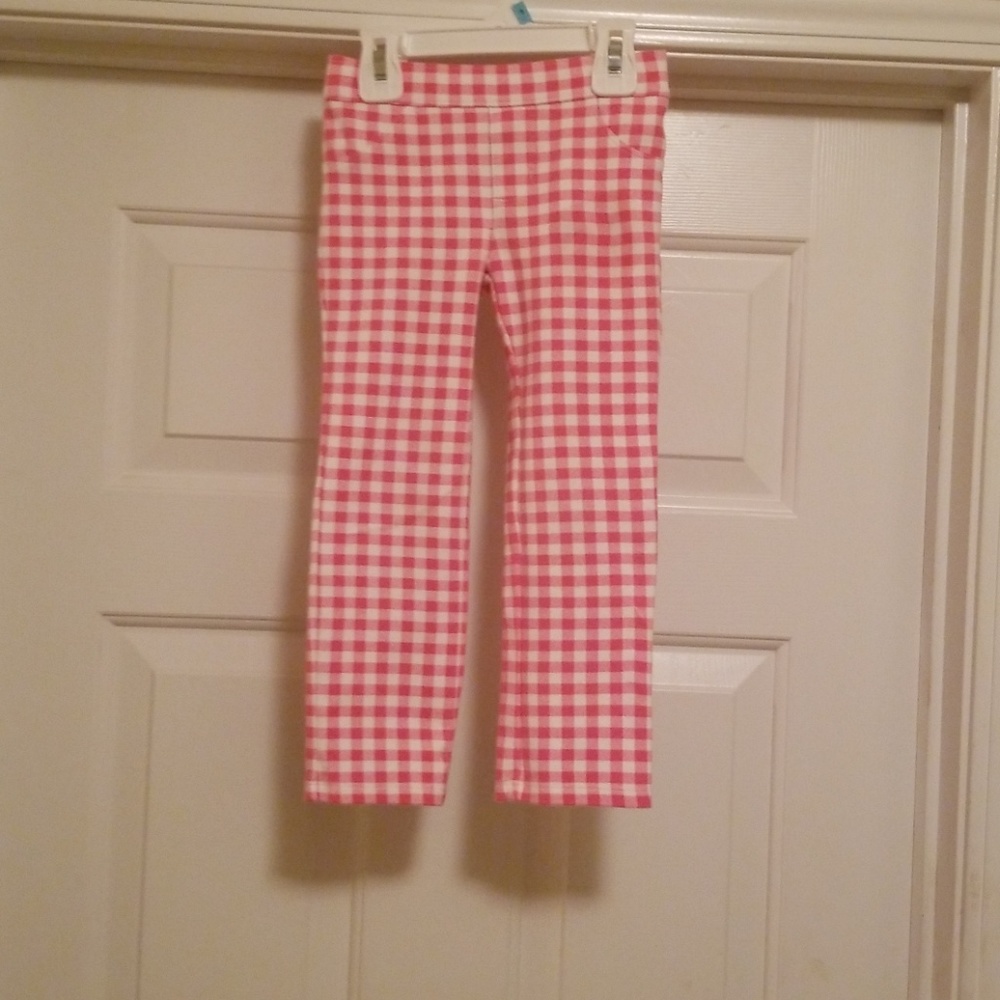💞Gymboree Hot Pink Gingham Pants